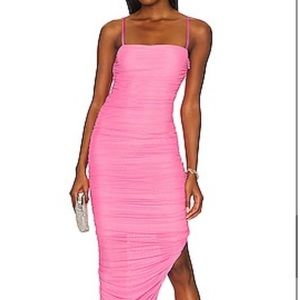 Pink midi dress from revolve